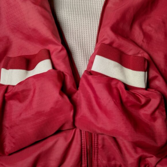 Vintage University Of Alabama Crimson Tide Jacket Men Large Red Thermal Rip Stop - Picture 16 of 16